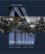 Mass Media Law 2009/2010 Edition