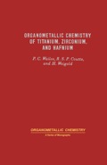 Organometallic Chemistry Of Titanium, Zirconium, And Hafnium