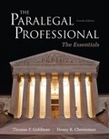 ISBN 9780133378672 product image for Paralegal Professional, The: Essentials, 4/e | upcitemdb.com