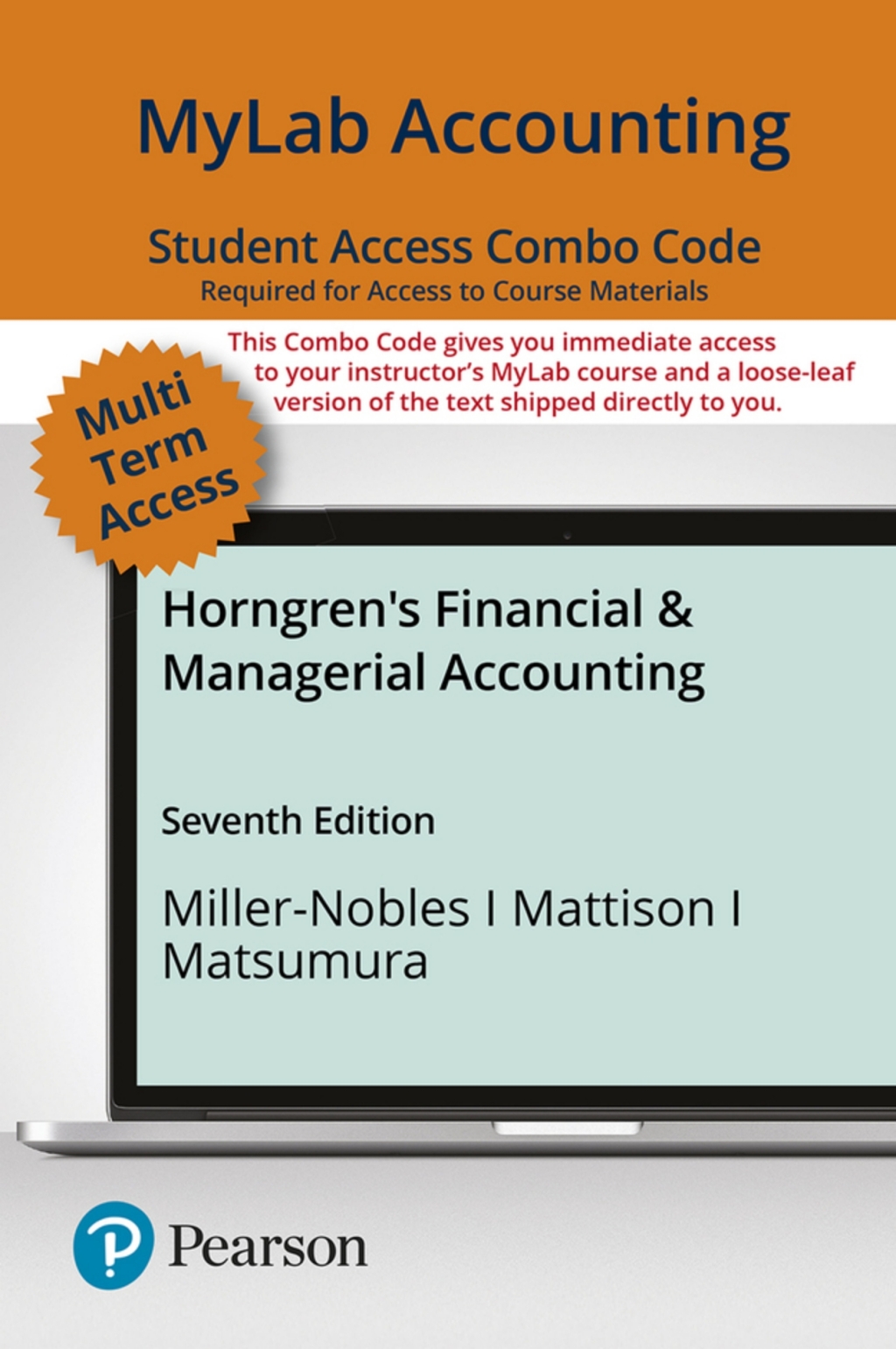 ISBN 9780136715245 MyLab Accounting With Pearson EText Combo