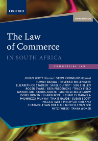 LAW OF COMMERCE IN SA