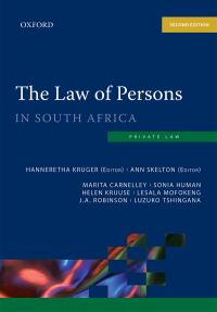 LAW OF PERSONS IN SA