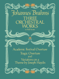 Three Orchestral Works In Full Score