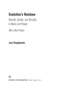 Evolution’s Rainbow: Diversity, Gender, And Sexuality In Nature And People
