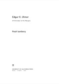 Edgar G. Ulmer: A Filmmaker At The Margins