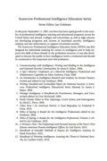 Handbook Of Warning Intelligence