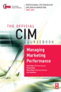 Cim Coursebook 08/09 Managing Marketing Performance