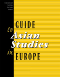 Guide To Asian Studies In Europe