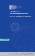 A Handbook On Anti-dumping Investigations