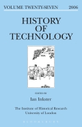 History Of Technology, Volume 27, 2006
