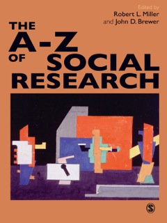 A-Z OF SOCIAL RESEARCH A DICTIONARY OF KEY SOCIAL SCIENCE RESEARCH CONCEPTS