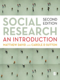 SOCIAL RESEARCH AN INTRODUCTION