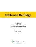 California Bar Edge: California Torts Exam Review Outline For The Bar Exam
