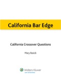 California Bar Edge: California Crossover Questions For The Bar Exam