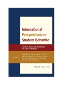 International Perspectives On Student Behavior