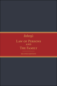 BOBERGS LAW OF PERSONS AND THE FAMILY
