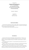 Autobiography Of Charles R. Barefoot Jr. The World Imperial Wizard For The Church Of The Nation's Knights Of The Ku Klux Klan: Episode 1: Betrayed