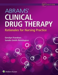 ABRAMS CLINICAL DRUG THERAPY