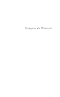 Paragone Als Mitstreit