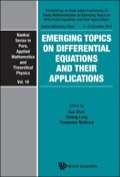 Emerging Topics On Differential Equations And Their Applications