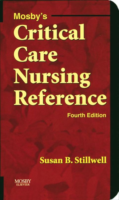 Cover image for book Mosby's Critical Care Nursing Reference