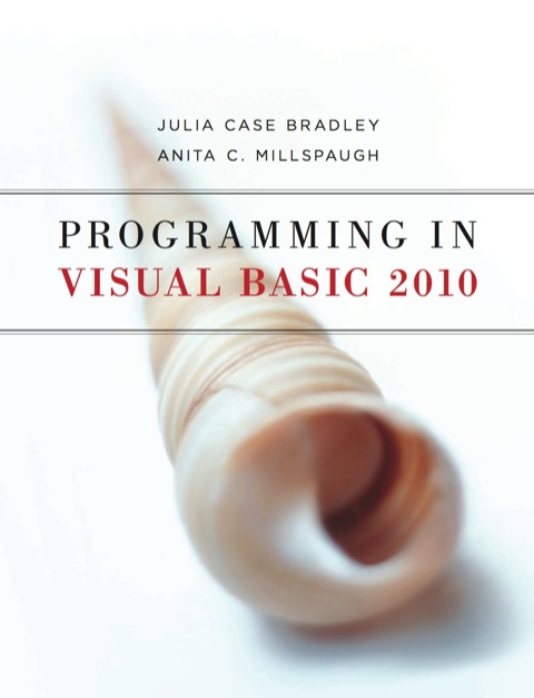Cover image for book Programming in Visual Basic 2010