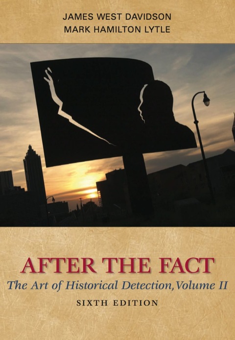 Cover image for book After the Fact: The Art of Historical Detection, Volume II