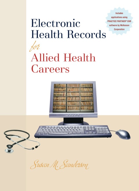 Cover image for book Electronic Health Records for Allied Health Careers