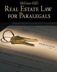 Mcgraw Hill S Real Estate Law For Paralegals 1st Edition