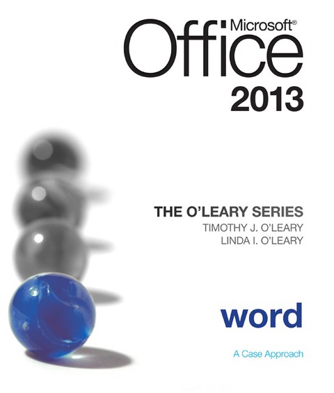 Cover image for book The O'Leary Series: Microsoft Office Word 2013