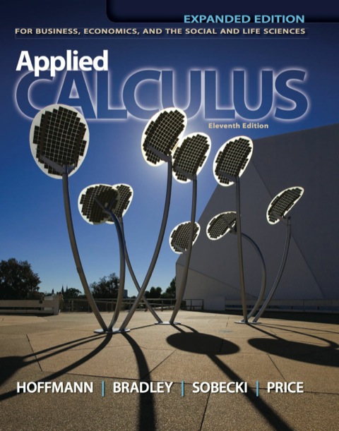 Cover image for book Applied Calculus for Business, Economics, and the Social and Life Sciences (Expanded Edition)