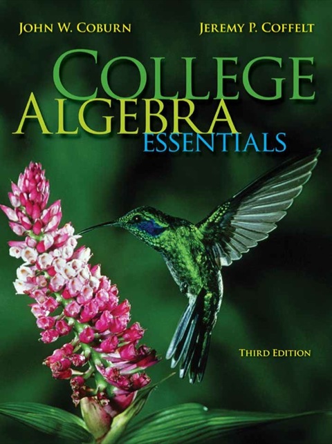 Cover image for book College Algebra Essentials
