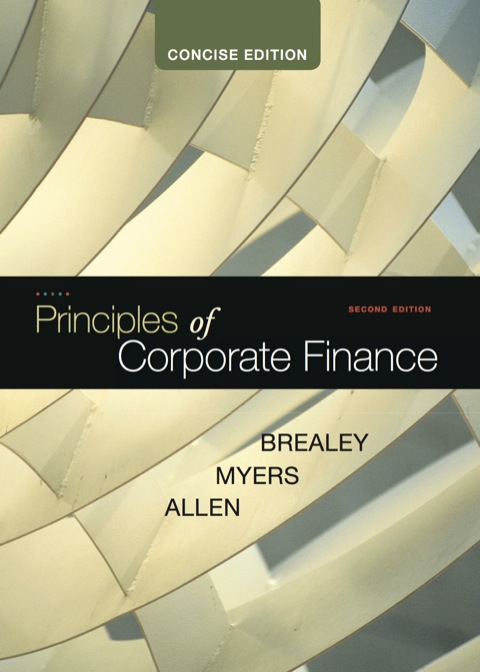 Cover image for book Principles of Corporate Finance, Concise