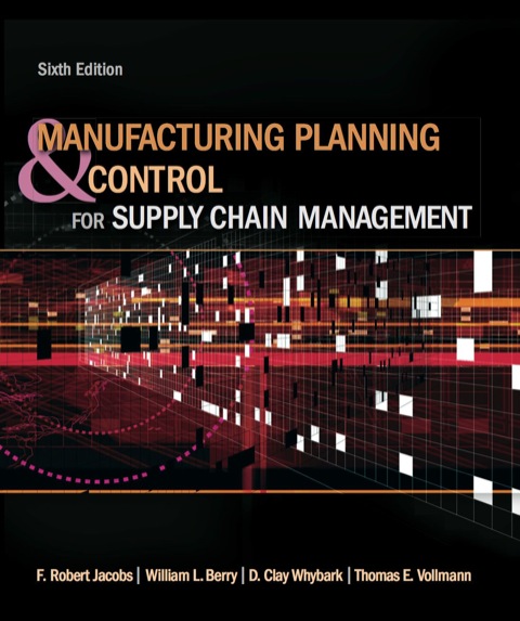 Cover image for book Manufacturing Planning and Control for Supply Chain Management