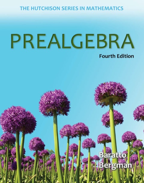 Cover image for book Prealgebra