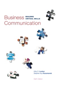 Business Communication: Building Critical Skills 6th edition ...