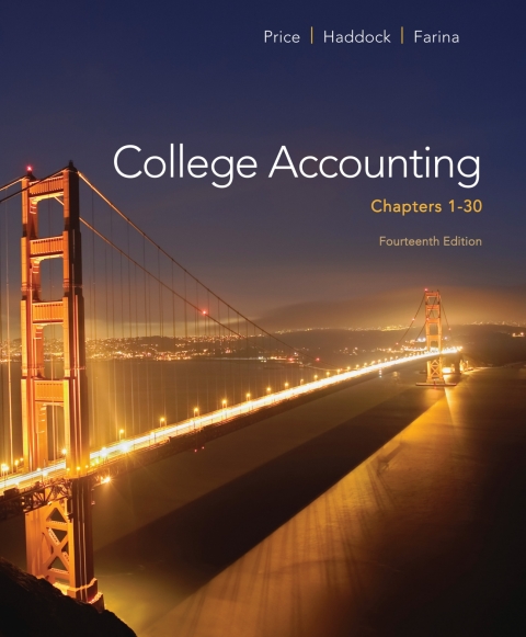 Cover image for book College Accounting, (Chs. 1-30)