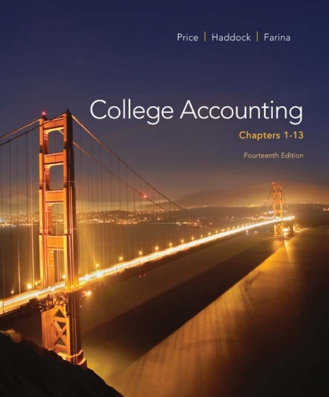 Cover image for book College Accounting, (Chs. 1-13)