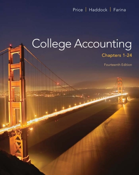 Cover image for book College Accounting, (Chs. 1-24)