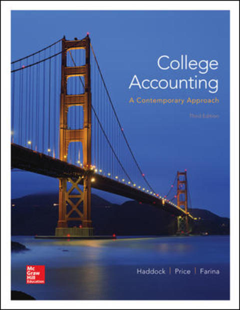 Cover image for book College Accounting (A Contemporary Approach)