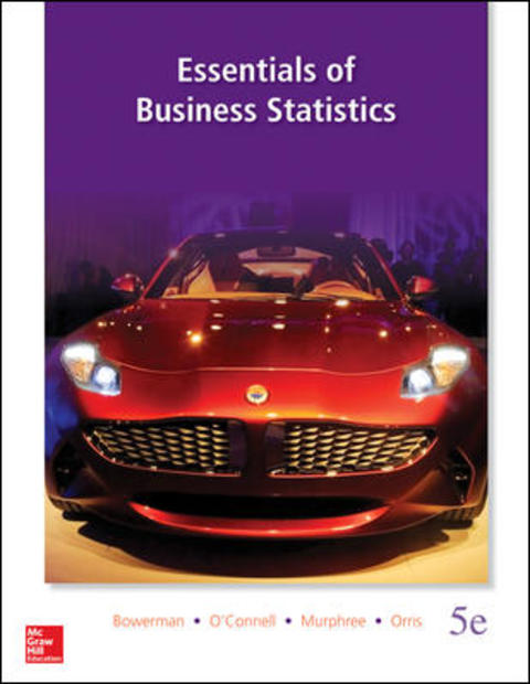 Cover image for book Essentials of Business Statistics