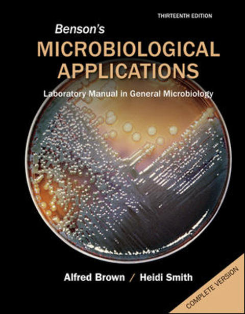 Cover image for book Benson's Microbiological Applications Complete Version