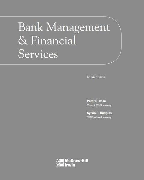 Cover image for book Bank Management & Financial Services