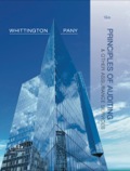 Principles of Auditing & Other Assurance Services - WHITTINGTON