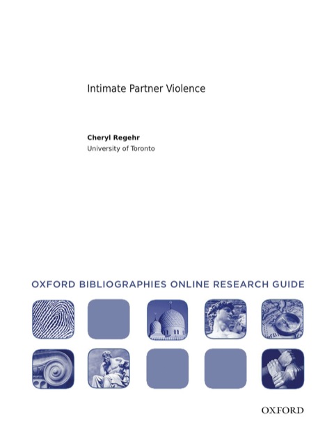 Cover image for book Intimate Partner Violence: Oxford Bibliographies Online Research Guide