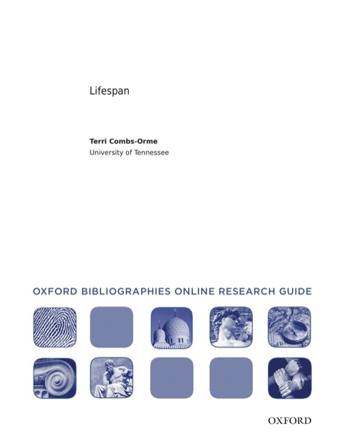 Cover image for book Life Span: Oxford Bibliographies Online Research Guide