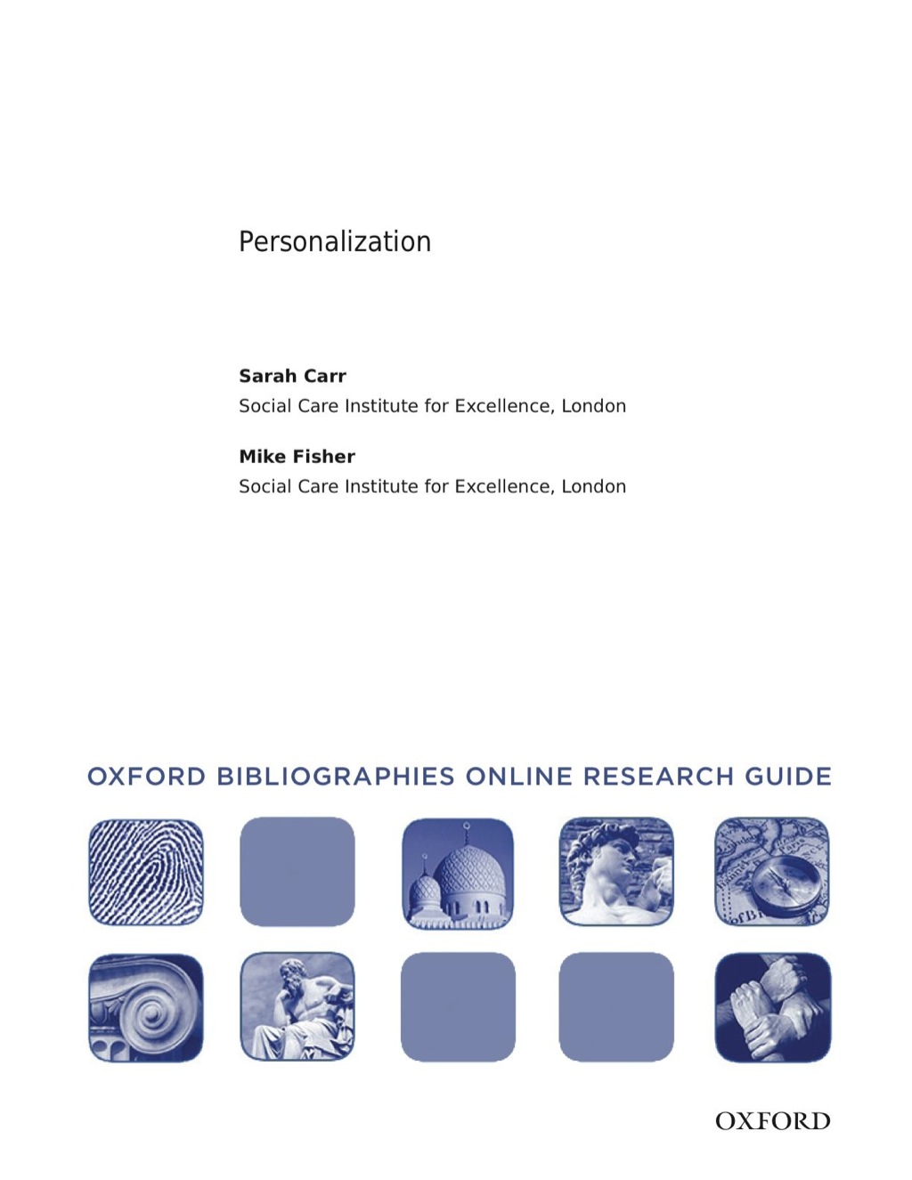 Page Fidelity Personalization: Oxford Bibliographies Online Research Guide; $7.76