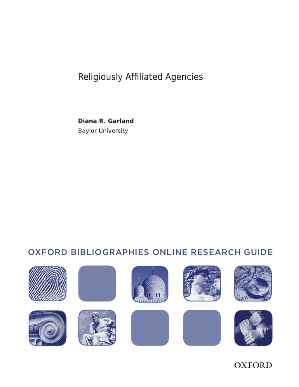 Page Fidelity Religiously Affiliated Agencies: Oxford Bibliographies Online Research Guide; $7.76