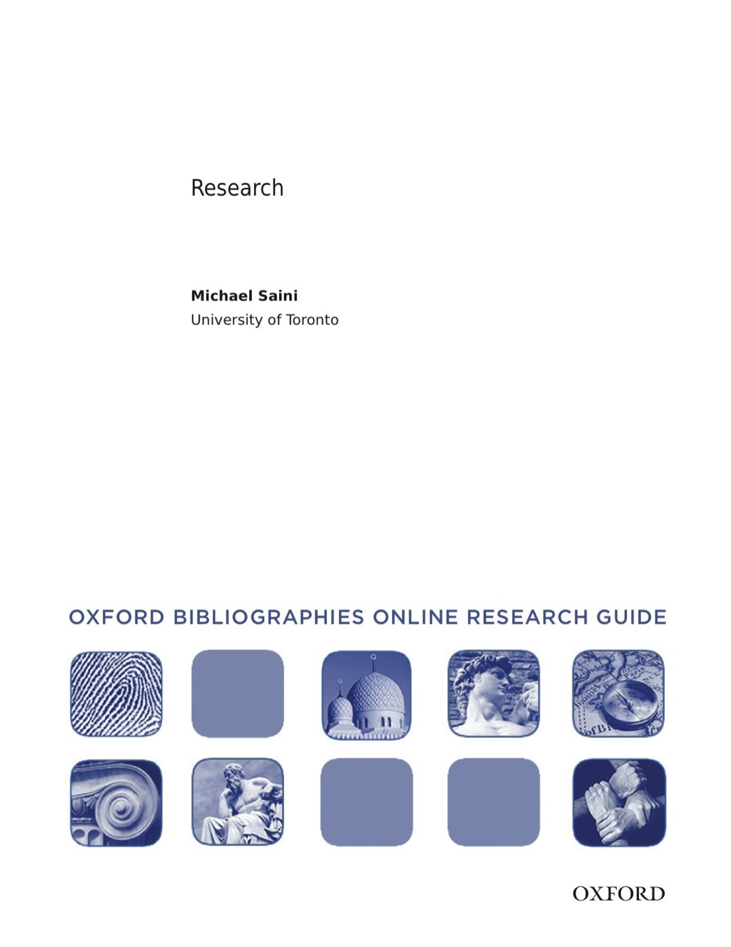 Page Fidelity Research: Oxford Bibliographies Online Research Guide; $7.76