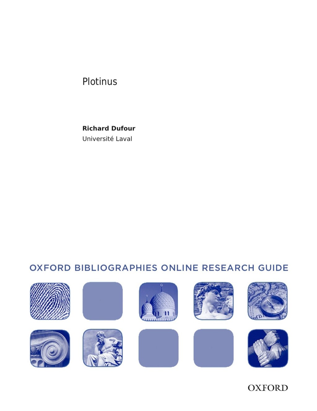 Page Fidelity Plotinus: Oxford Bibliographies Online Research Guide; $7.76